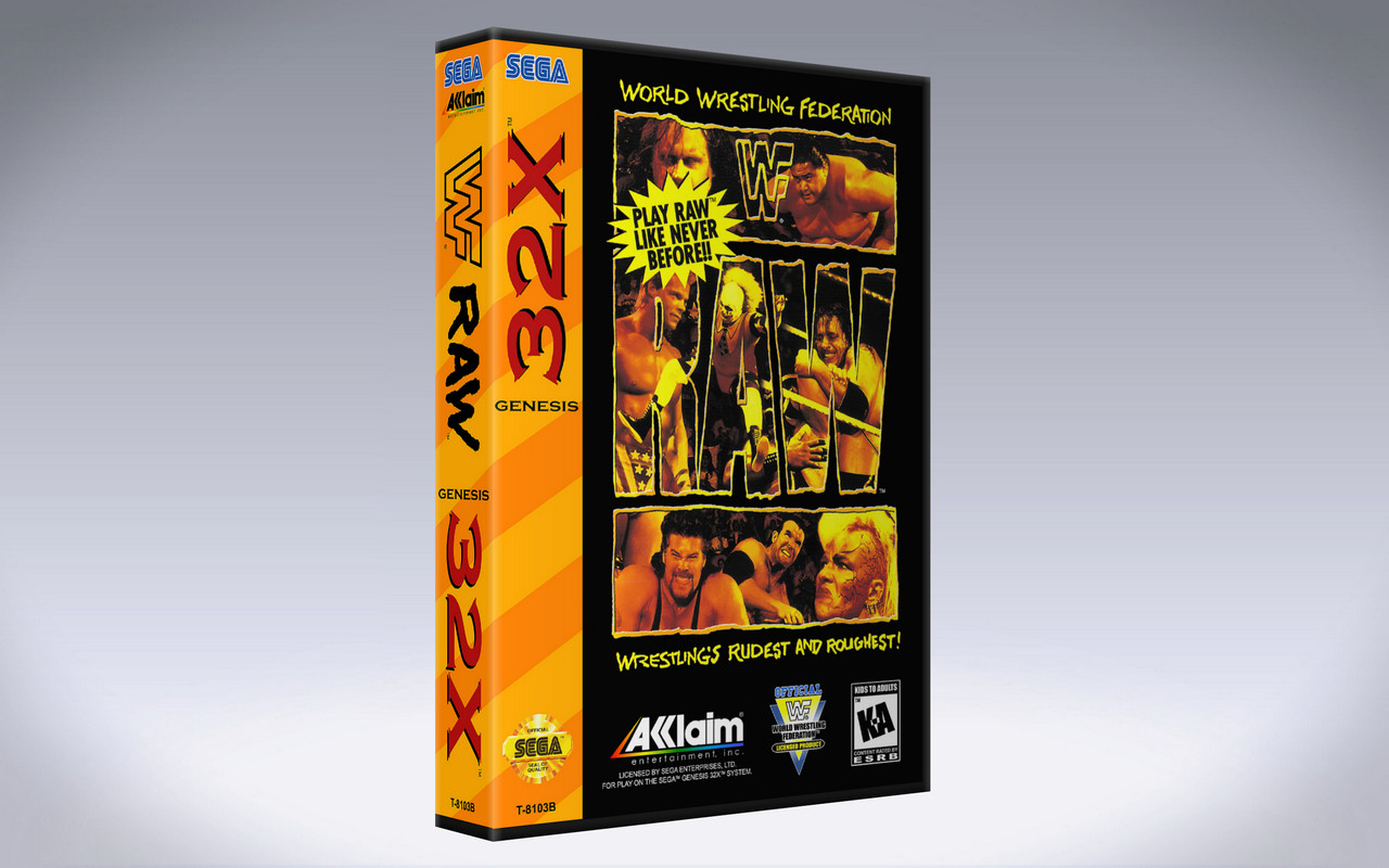 Gaming Relics - Sega - Sega 32X - WWF Raw